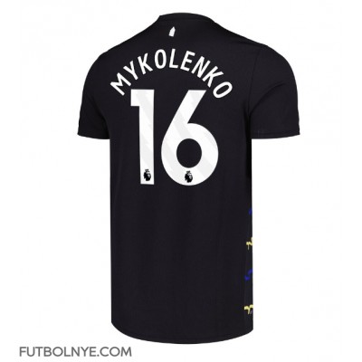 Camiseta Everton Vitaliy Mykolenko #16 Tercera Equipación 2025-26 manga corta Camiseta Everton Vitaliy Mykolenko #16 Tercera Equipación 2025-26 manga corta